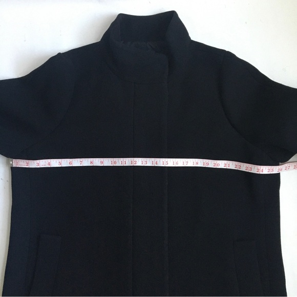 J Crew Mercantile Wool City Wool Blend Coat Jacket in Black Plus Size 18 - Picture 13 of 16